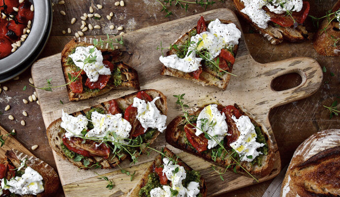 Granarolo Burrata Bruschetta